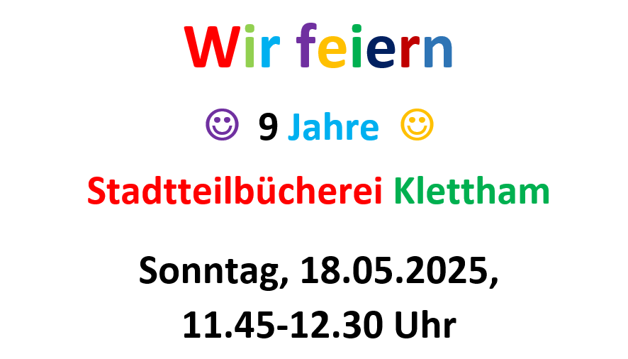 9-Jahre Stadtteilbücherei Klettham